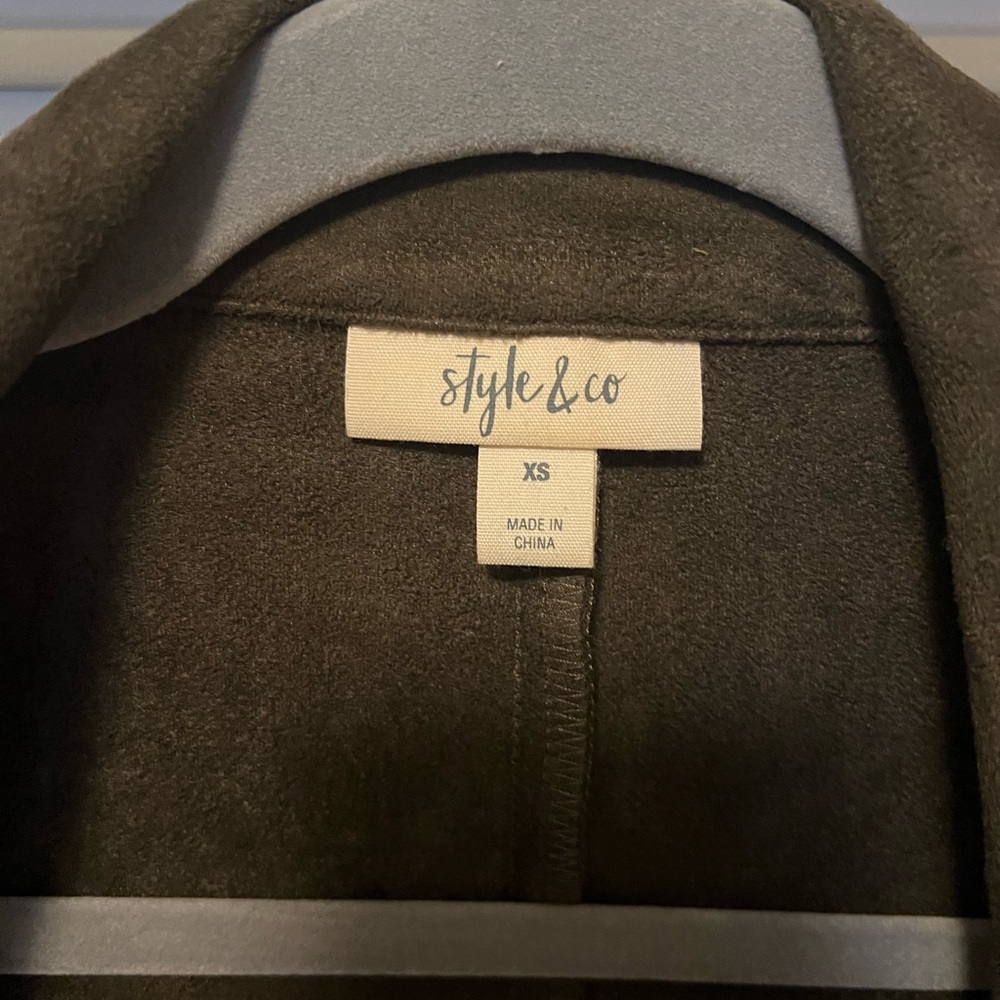 Stylish Olive Jacket - Picture 2 of 4